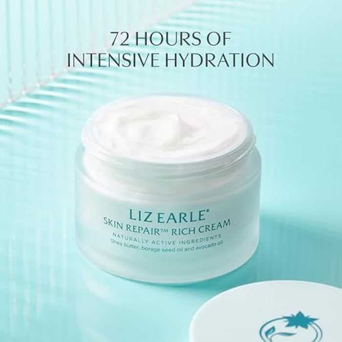 Liz Earle Skin Repair Rich Face Cream - Hydration Boosting Face Moisturizer with a Luxurious Cream Texture - Leaves Skin Feeling Soothed & Comforted (50 ml) - Image 4