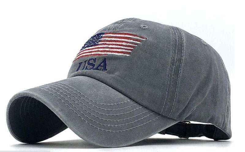 Handcuffs Cap for Men & Women with Adjustable Buckle Distressed Cotton Hat | Baseball Caps | Caps & Hats | Casual Caps - Image 1