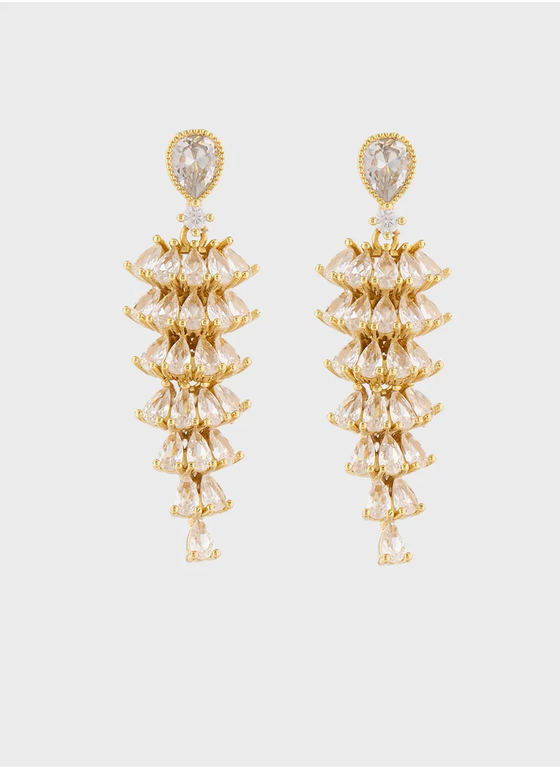 Khizana Embellished Drop Earrings