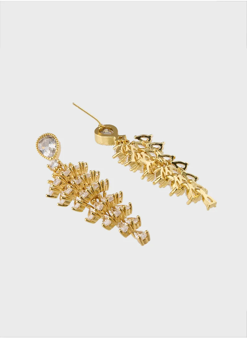 Khizana Embellished Drop Earrings