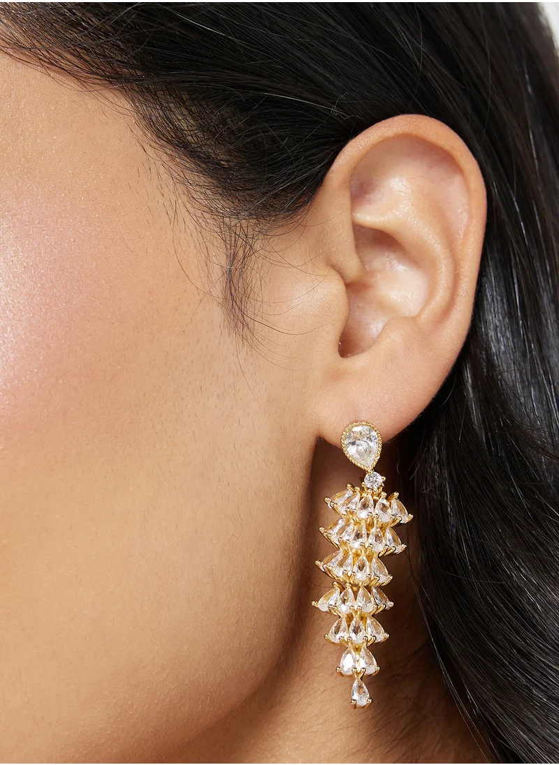 Khizana Embellished Drop Earrings