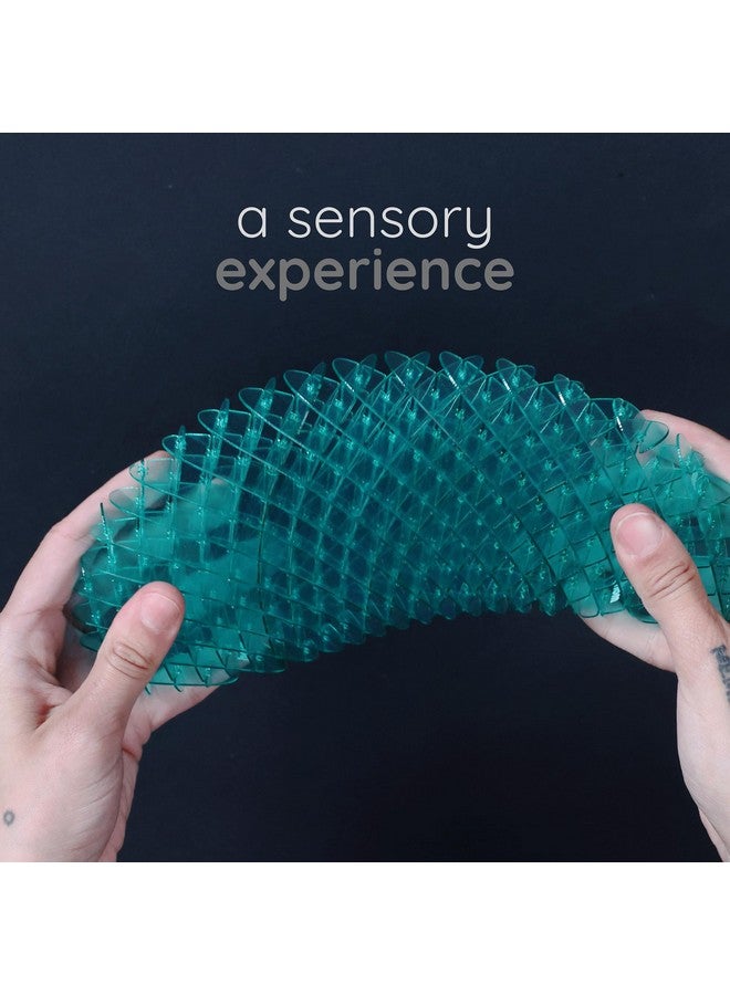 Morf Worm Fidget Toy - Desk Fidget for Adults & Kids - Quiet, Fun & Interactive Sensory Toy - USA Patent Pending (Blue, Big) - Image 2