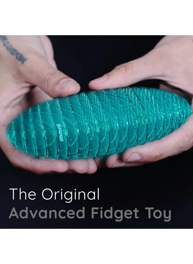 Morf Worm Fidget Toy - Desk Fidget for Adults & Kids - Quiet, Fun & Interactive Sensory Toy - USA Patent Pending (Blue, Big) - Image 4