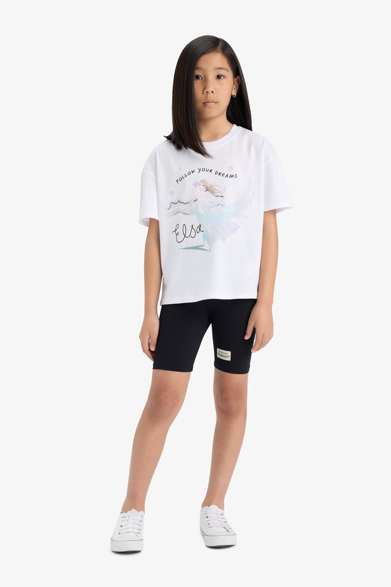 DeFacto Black Girl Girl Biker Leggings Casual - Image 1