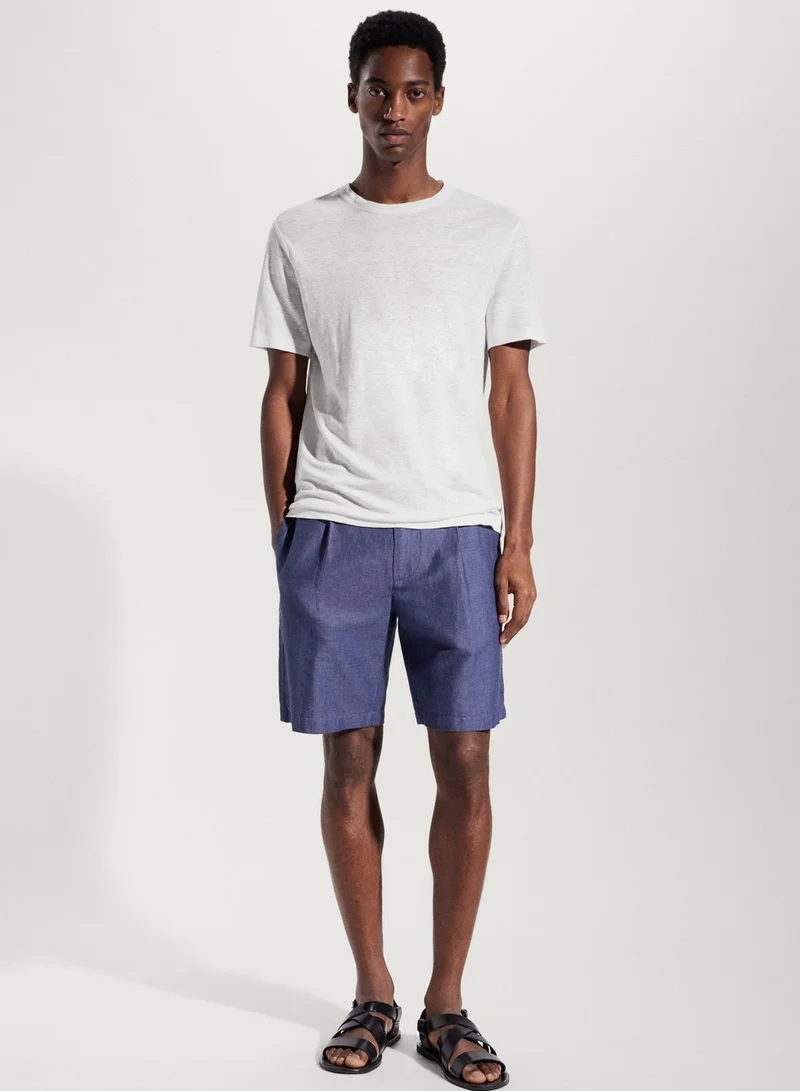 Mango Man Essential Crew Neck T-Shirt