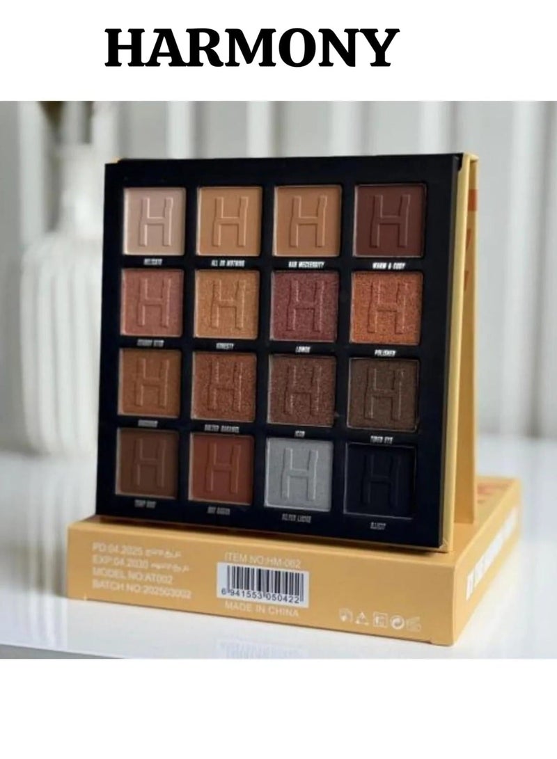 هارموني لوحة ظلال العيون نود هارموني 16 لونًا - Image 1