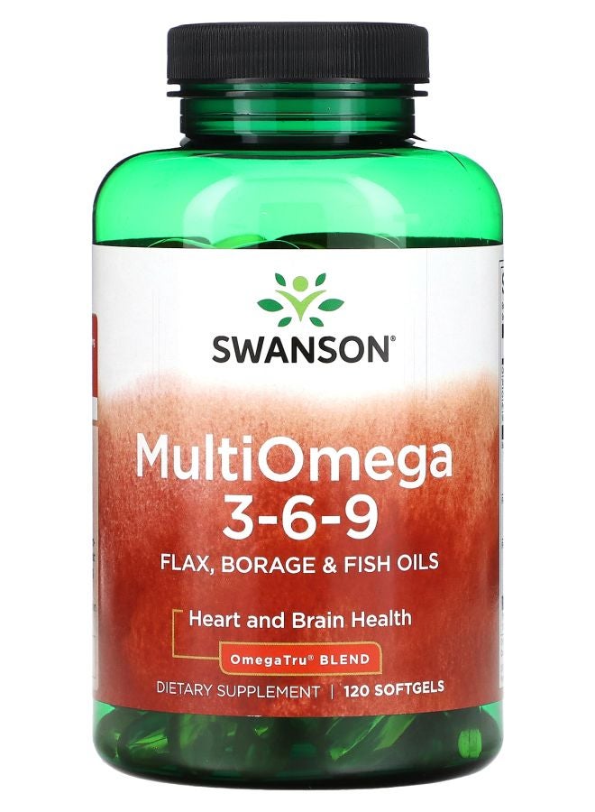 SWANSON MultiOmega 3-6-9 120 Softgels