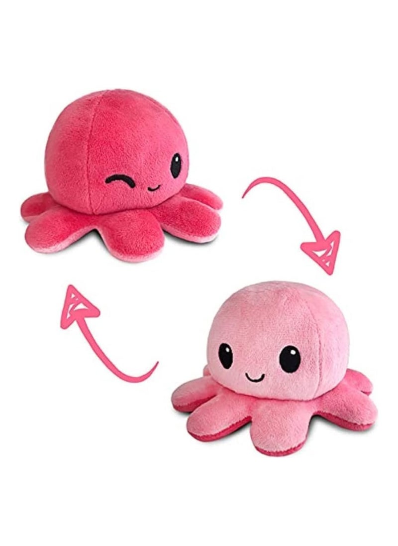KIDSZONE Toy Octopus Plushie Reversible Soft Toys for Kids | Plush Soft Toys for Baby Boys and Girls | Octopus Soft Toy for Kids Gift Birthday -24cm (Random Color)  - Image 4