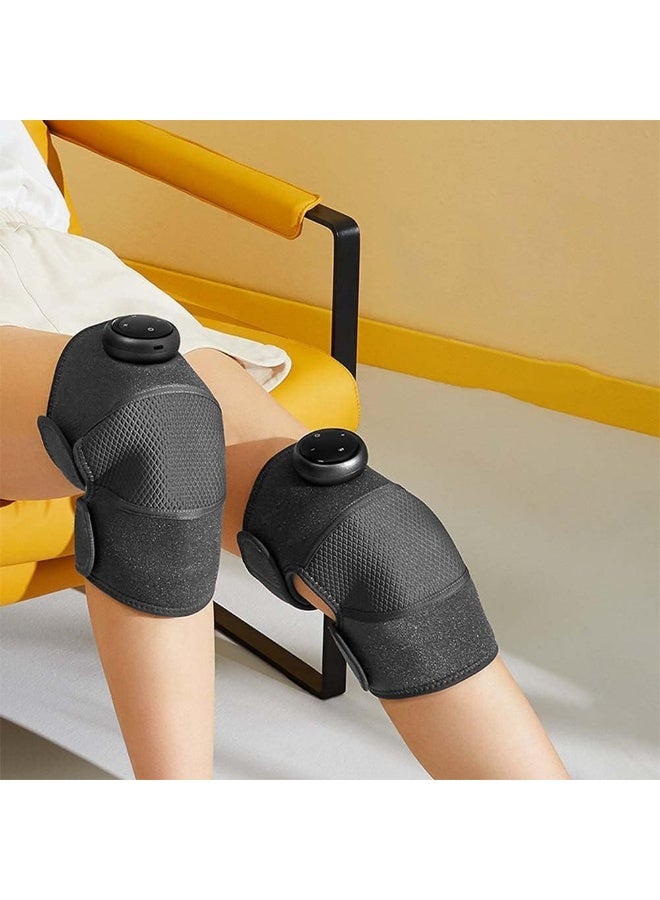 Generic SAFENHAND Electric Heated Knee Massager, Joint Elbow Shoulder Vibrating Massager, Knee Pain Relief Massager, Adjustable Gears, Knee Pain, Knee Surgery, Arthritis (Color may Vary) (2)  - Image 1