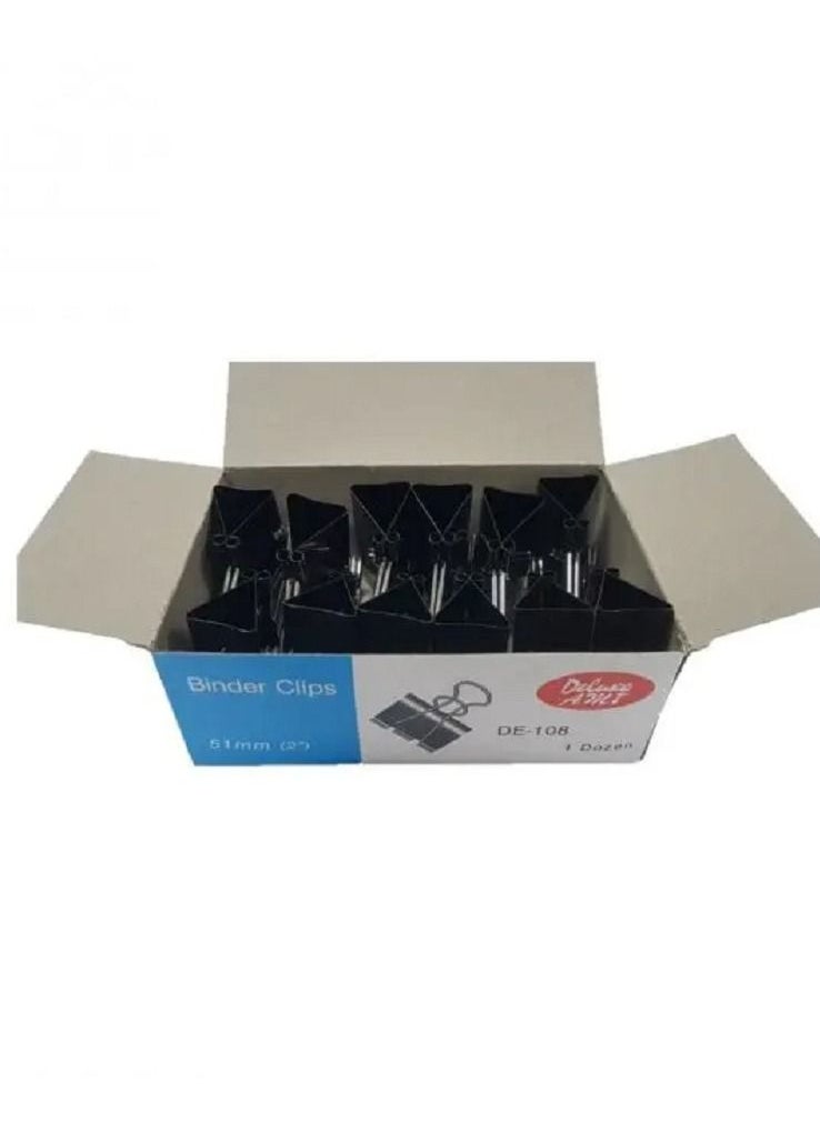 Deluxe Amt Binder clip 51 mm  (1 x 12 pcs)  - Image 1