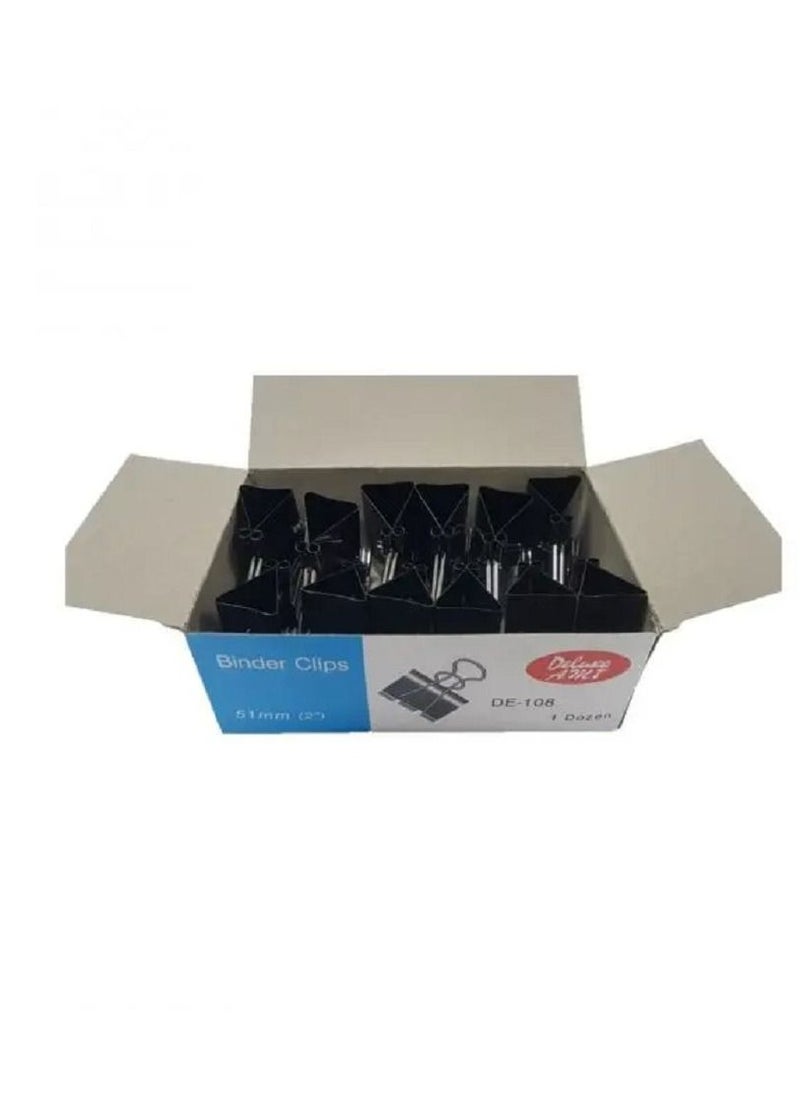 Deluxe Amt Binder clip 51 mm  (1 x 12 pcs)  - Image 3