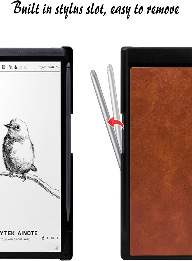 Compatible with iFLYTEK AINOTE Air 2 8.2 inch 2024 Paper Tablet Case Leather Ultra Slim Lightweight Durable Protective Folio Cover with Auto Sleep or Wake - Image 4