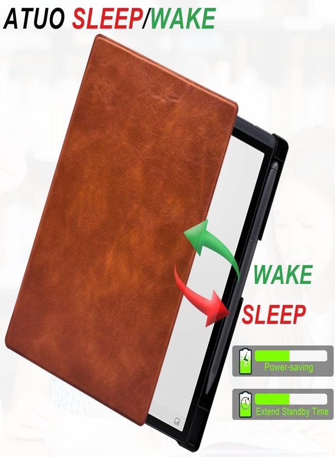 Compatible with iFLYTEK AINOTE Air 2 8.2 inch 2024 Paper Tablet Case Leather Ultra Slim Lightweight Durable Protective Folio Cover with Auto Sleep or Wake - Image 3