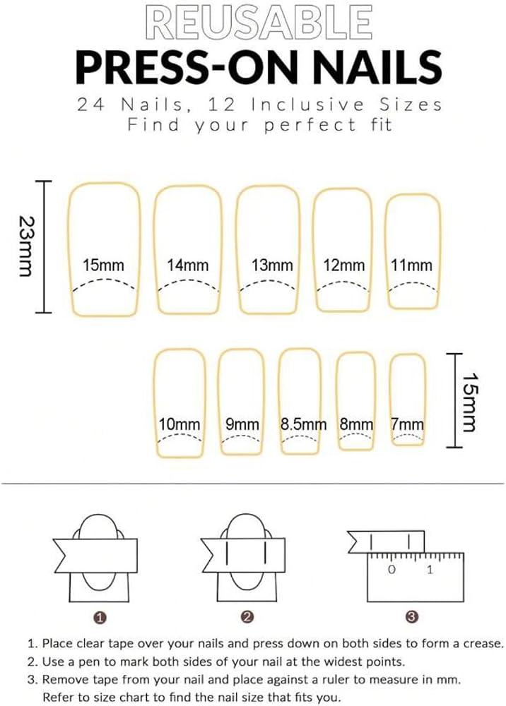 Suerte Press On Nails tips royal electric Blue french Solid Color Gradient Glossy 24pcs Press On French Nails Medium Hailey Manicure nail art trendy, Fake acrylic nails with glue kit - Image 4