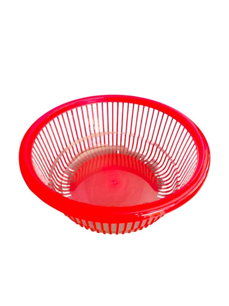 Khurshid Plastics Burak Big Mixing Bowl - From Khorshid Plast for plastic - Red - Image 2