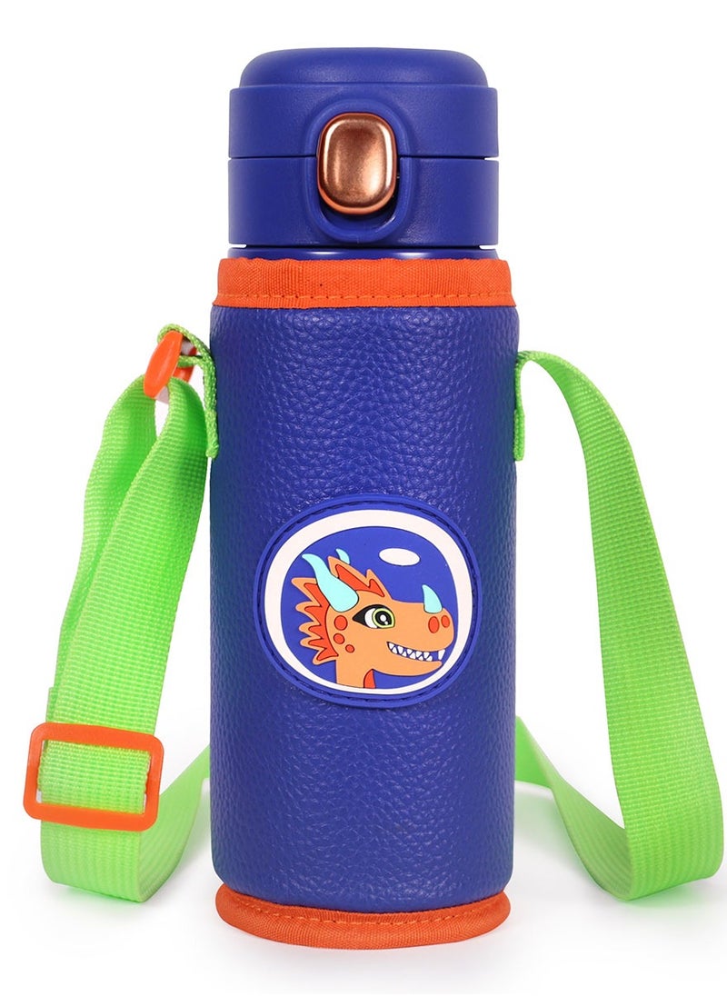 Milk & Moo Milk&Moo Stainless Steel Kids Water Bottle 420ML Ponix  - Image 1