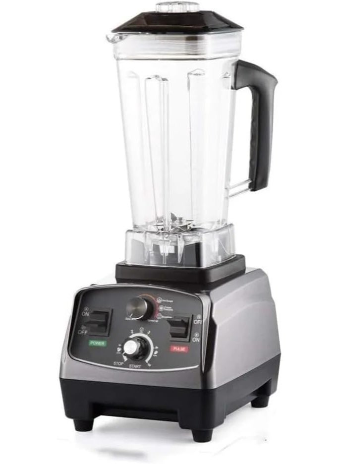 دينكس خلاط دينكس سوبر DX1783 - محرك عالي السرعة بقوة 1800 واط، وعاء من البولي كربونات بسعة 2000 مل، شفرات من الفولاذ المقاوم للصدأ، تحكم سلس في السرعة، سحق الثلج، خلط القهوة والتوابل، حماية من الحمل الزائد وارتفاع درجة الحرارة. - Image 1