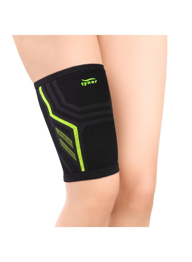 TYNOR Thigh Support Air Pro, Black & Green, XL, 1 Unit - Image 1