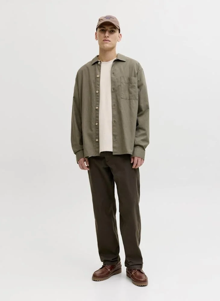 JACK & JONES Moonbeam Essential Crew Neck T-Shirt for Men | Best Price UAE