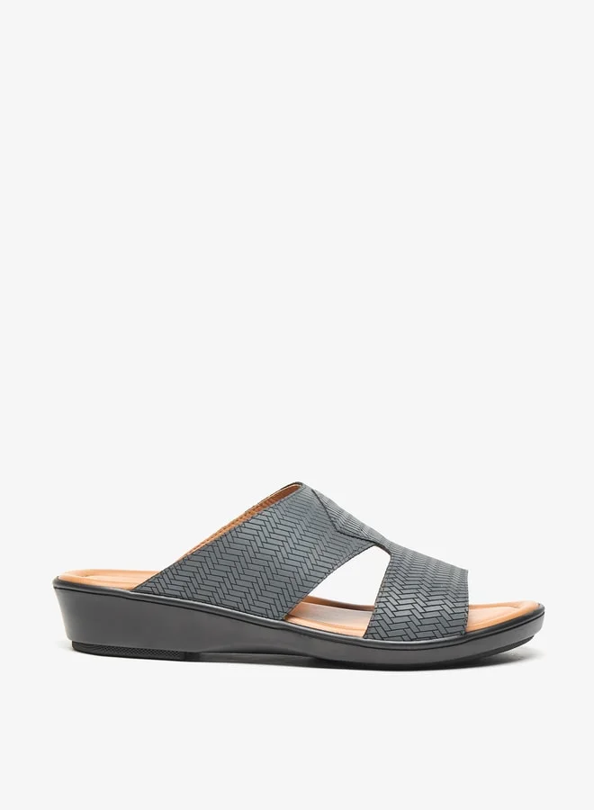 LBL by Shoexpress Mens Textured Slip-On Arabic Sandals