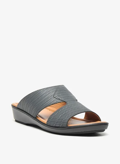 LBL by Shoexpress Mens Textured Slip-On Arabic Sandals