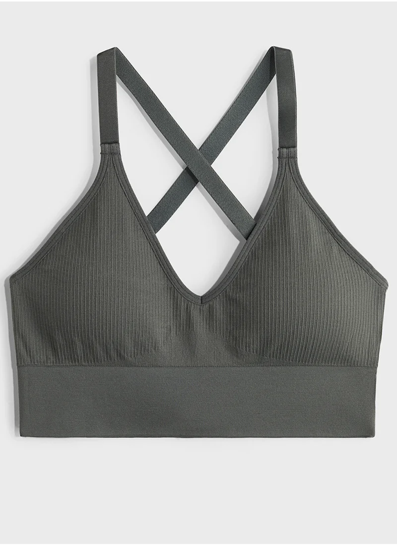 اتش اند ام Seamless Sports Bra Medium Support