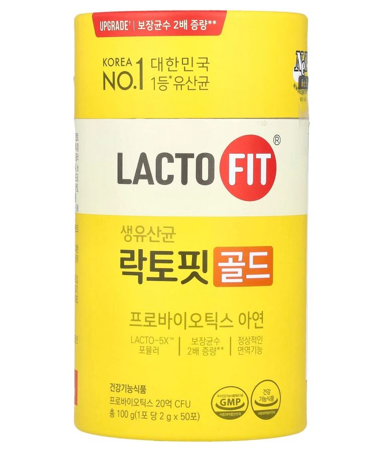 Lacto-fit بروبيوتيك جولد 50 عصا (2 جرام) لكل منها