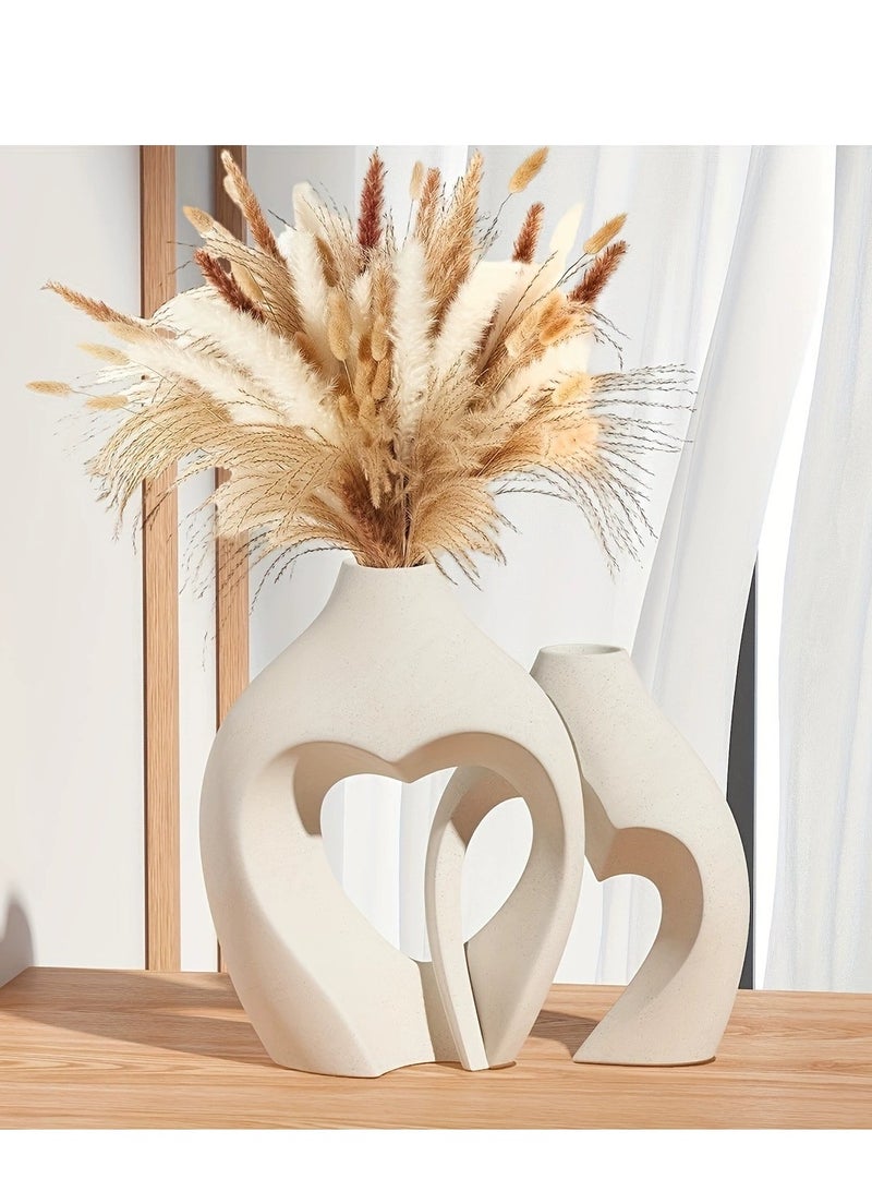 Ceramic Vase with Heart-shaped Cross Design - A Cozy Home Decor Item - Image 4