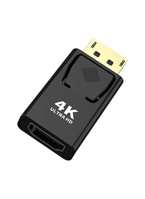 DisplayPort to HDMI Adapter – 4K UHD, One-Way DP Male to HDMI with Audio & Video Support