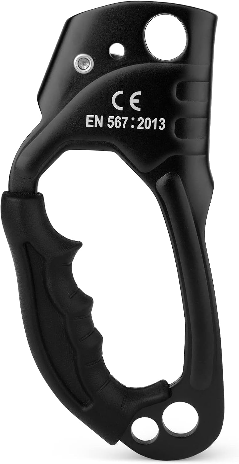 WILDKEN Climbing Hand Ascender Outdoor Mountaineering Tree Arborist Climbing Rappelling Equip Hand Ascender for 8-14MM Rope Left Right Hand Ascender - Image 2