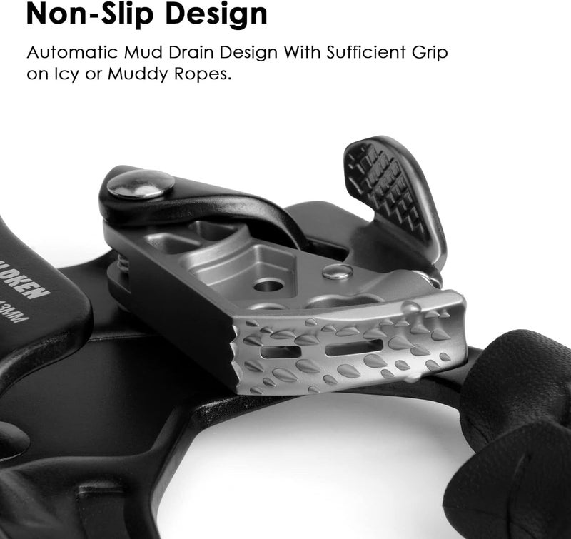 WILDKEN Climbing Hand Ascender Outdoor Mountaineering Tree Arborist Climbing Rappelling Equip Hand Ascender for 8-14MM Rope Left Right Hand Ascender - Image 5