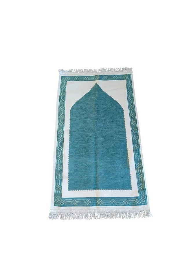سليكو سجادة صلاة بنمط أنيق وجودة عالية من مموري فوم أخضر وأبيض 2.5 × 70 × 110 سم 800100127