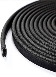 Generic QBUC Car Door Edge Guards,13Ft(4M) Rubber Clip Seal U Shape Edge Trim Guard Protection Car Door Protection Fit for Most Models 