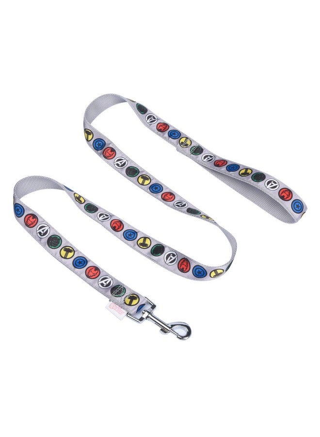 مارفل مقود كلب مارفل كوميكس أفينجرز بطول 4 أقدام (48 بوصة) | مقود كلب لطيف بشعار أفينجرز يُثبّت بسهولة في أي طوق أو حزام كلب | مقود كلب مارفل ليجندز بشعار أفينجرز - Image 1