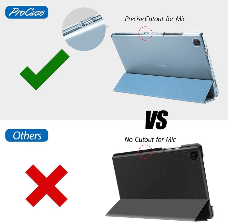 Procases Galaxy Tab A7 Case 10.4 Inch Sm-T503/T500/T505/T507 , Protective Stand Case Hard Shell Cover For 10.4 Inch Samsung Tab A7 Tablet 2022 2020 -Skyblue - Image 2