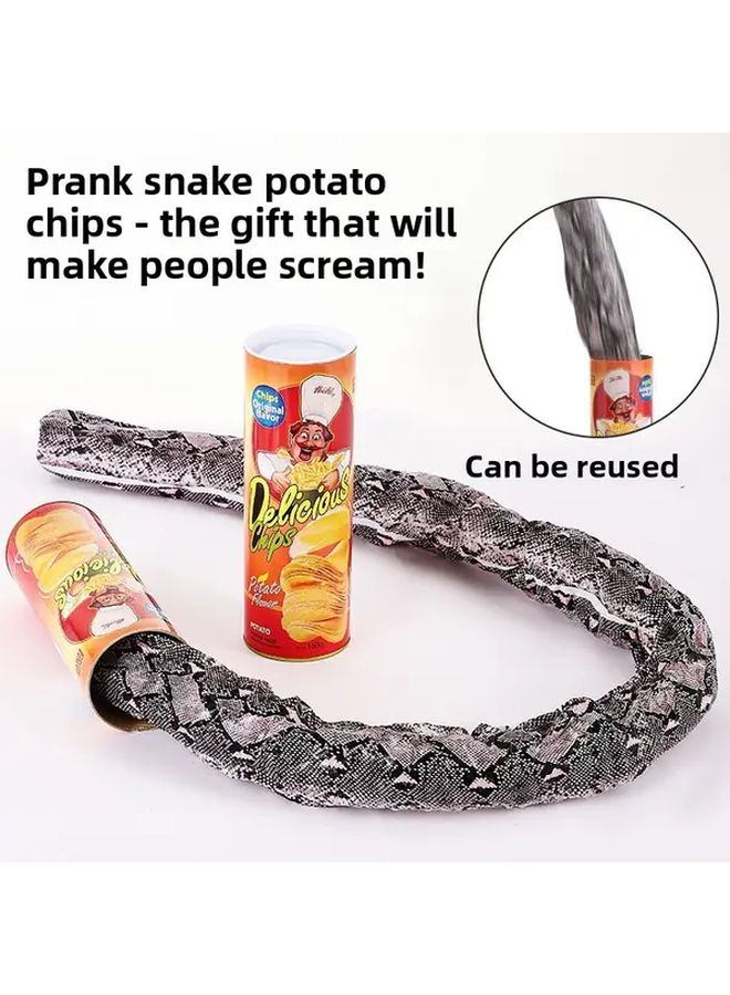 Realistic Snake In A Jar Prank Toy Size C Novelty Party Supply For Home Kitchen - Image 3