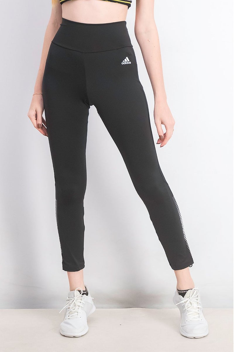 Adidas Women Pull On Tights, Black - Image 1