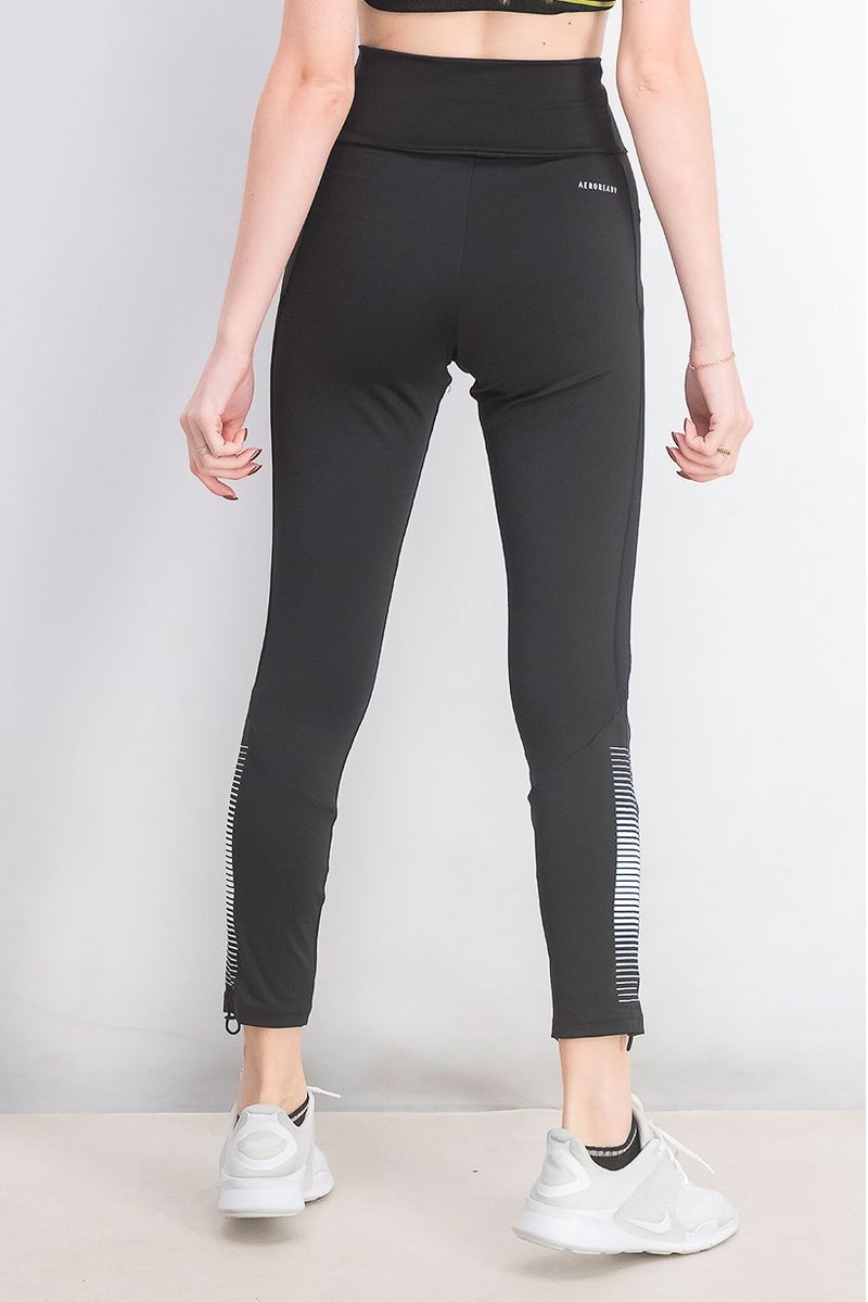 Adidas Women Pull On Tights, Black - Image 2