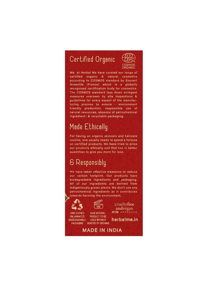 HM HERBAL ME زيت وردة الورد العضوي المعتمد للبشرة والشعر الصحيين_50 مل - Image 5