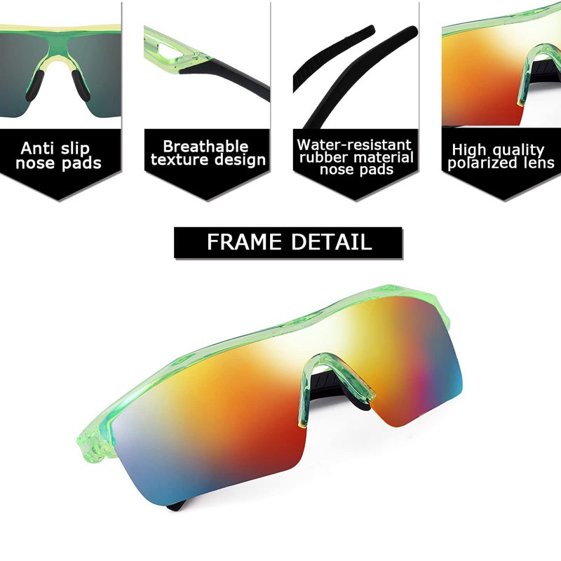 FEISEDY FEISEDY Kids Polarized Sports Sunglasses  - Image 4