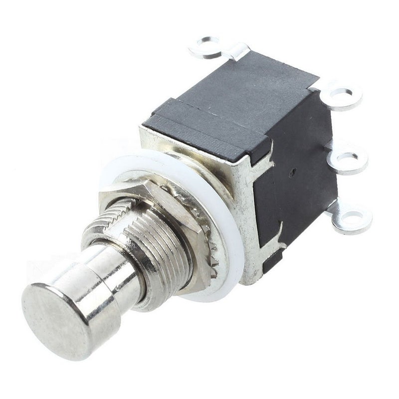 ESUPPORT 6Pin DPDT Latching Stomp Foot Switch Pedal Guitar Push Button Metal True Bypass AC 250V/2A 125V/4A Pack of 5 - Image 5