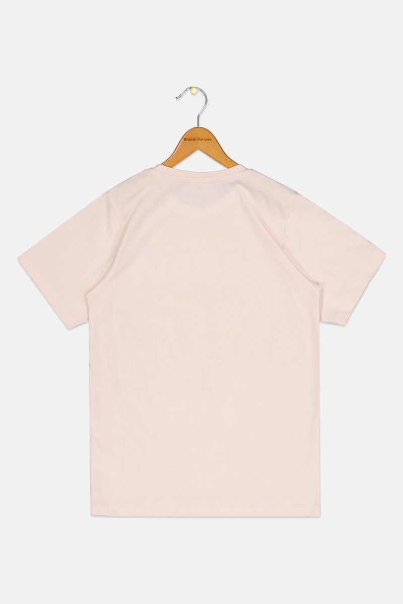 Tom And Jerry Kids Girl Crew Neck Short Sleeve Graphic Print T-Shirt, Light Pink - Image 3