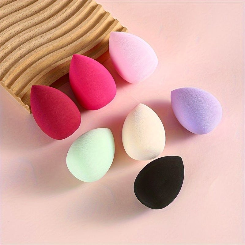 1 Light Beige Makeup Sponge Set With Storage Box And 2 Puff Sets For All Skin Types Super Soft And Portable For Daily Use - Image 3