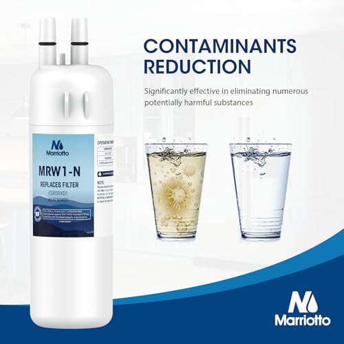 MARRIOTTO EDR1RXD1 Refrigerator Water Filter Compatible with Whirlpool W10295370A, WHR1RXD1, KAD1RXD1, Filter 1, W10295370, P4RFWB, P8RFWB2L, 46-9930, 46-9081 Refrigerator Water Filter, Pack of 3 - Image 3