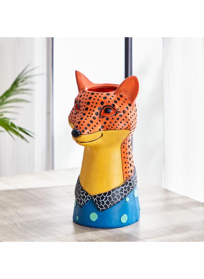 Fox Resin Vase 15.7X13.2X26 Cm - Image 2