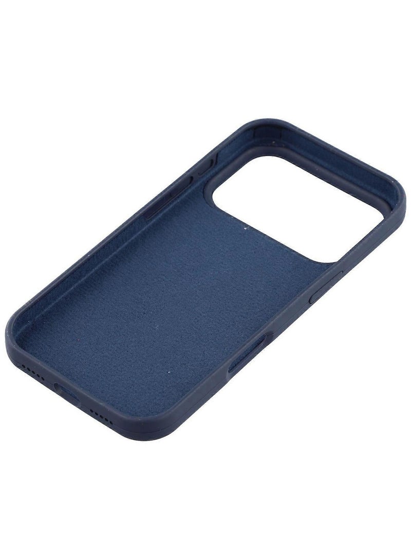 iPhone 17 Pro Silicone Case – Slim Shockproof Protective Back Cover, Soft & Lightweight, Blue - Image 4