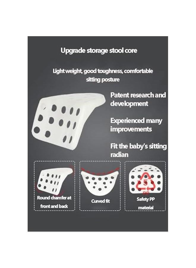Gonice Baby Hip Seat Carrier Baby Waist Stool for Newborn to Toddler Ergonomic Infant Carrier with Adjustable Strap Buckle Pocket Soft Inner Huge Storage Waist Stool for 0-36month Baby Safty Belt.  - Image 5