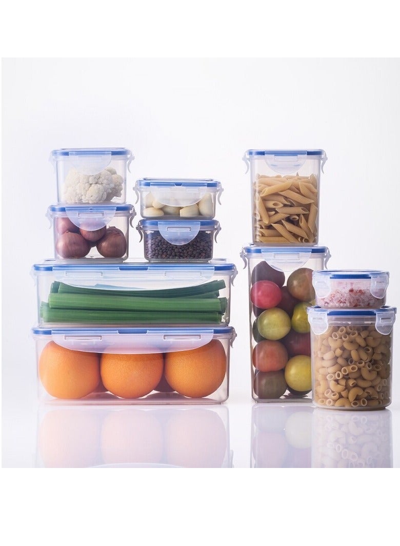 لوك آند لوك علبة تخزين طعام مستطيلة محكمة الغلق من لوك لوك  بسعة 850 مل - خالية من مادة BPA، آمنة للاستخدام في الميكروويف والفريزر وغسالة الأطباق - Image 3