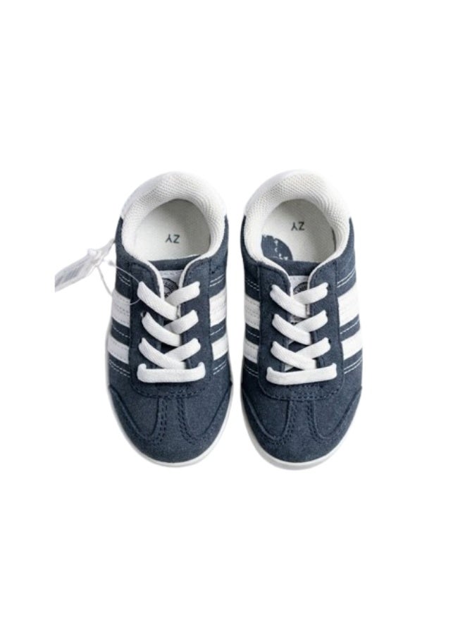 zy Kids Denim Shoes for Boys – Size 20, Stylish Casual Toddler Sneakers with Soft Comfortable Fit Durable Lightweight Children Shoes for Daily Wear, Playtime and Outdoor Activities - Image 1