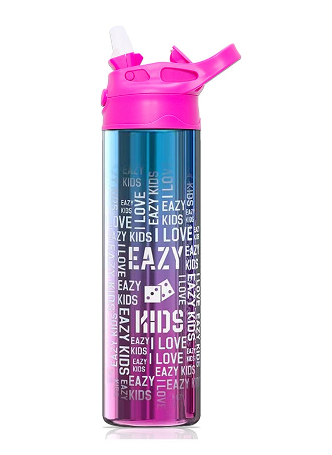 Eazy Kids Eazy Kids 3 Compartment Bento Steel Lunch Box with Stainless Steel 530ml Water Bottle - Pink  - Image 3